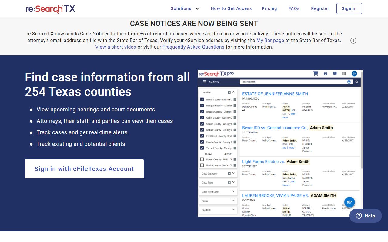 Lynn County court records after arrest re:SearchTX portal